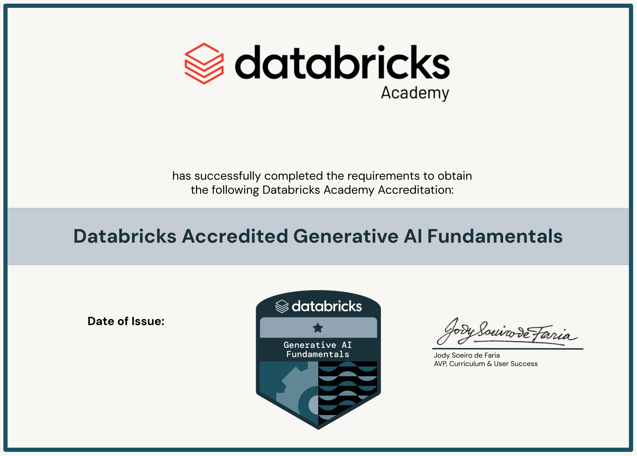 Databricks Gen AI